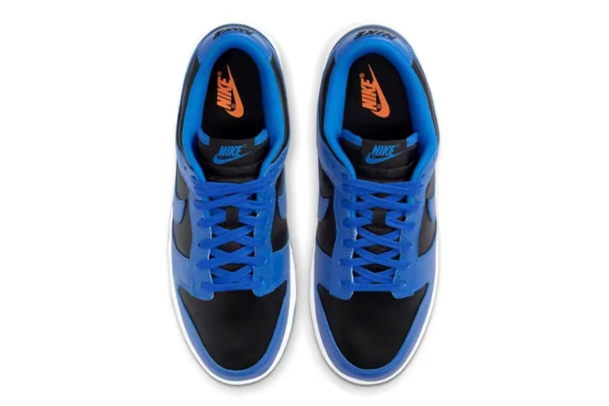 Nike Dunk Low Retro Black Hyper Cobalt (2021) DD1391-001
