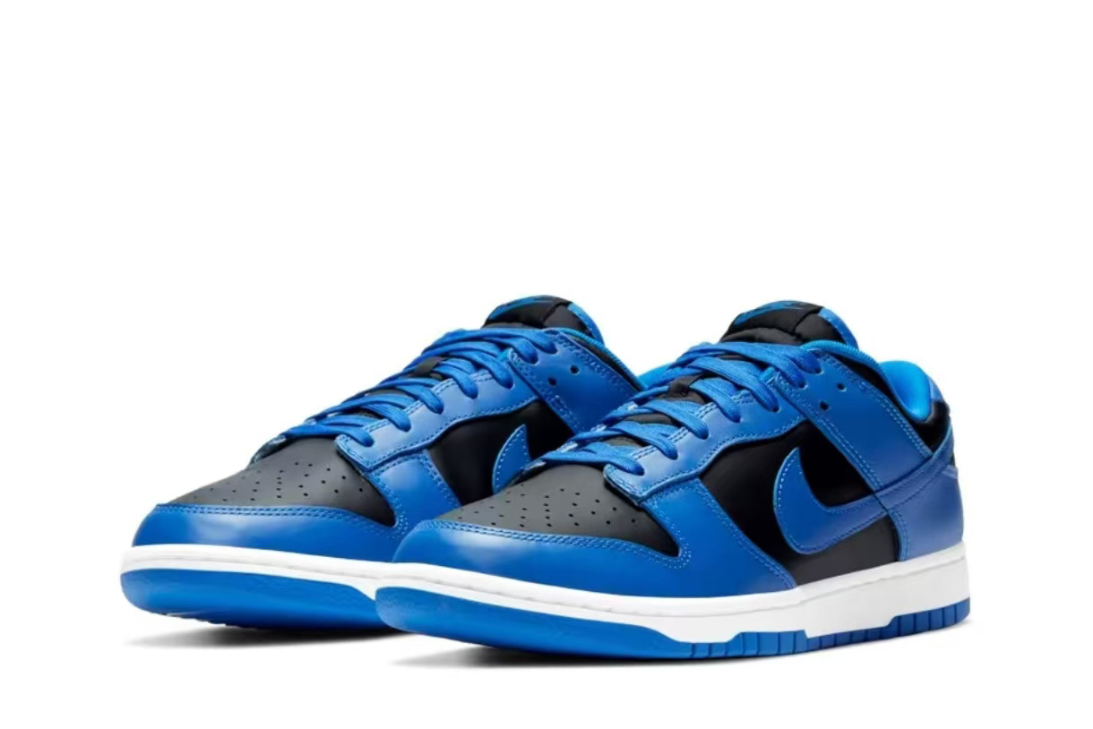 Nike Dunk Low Retro Black Hyper Cobalt (2021) DD1391-001