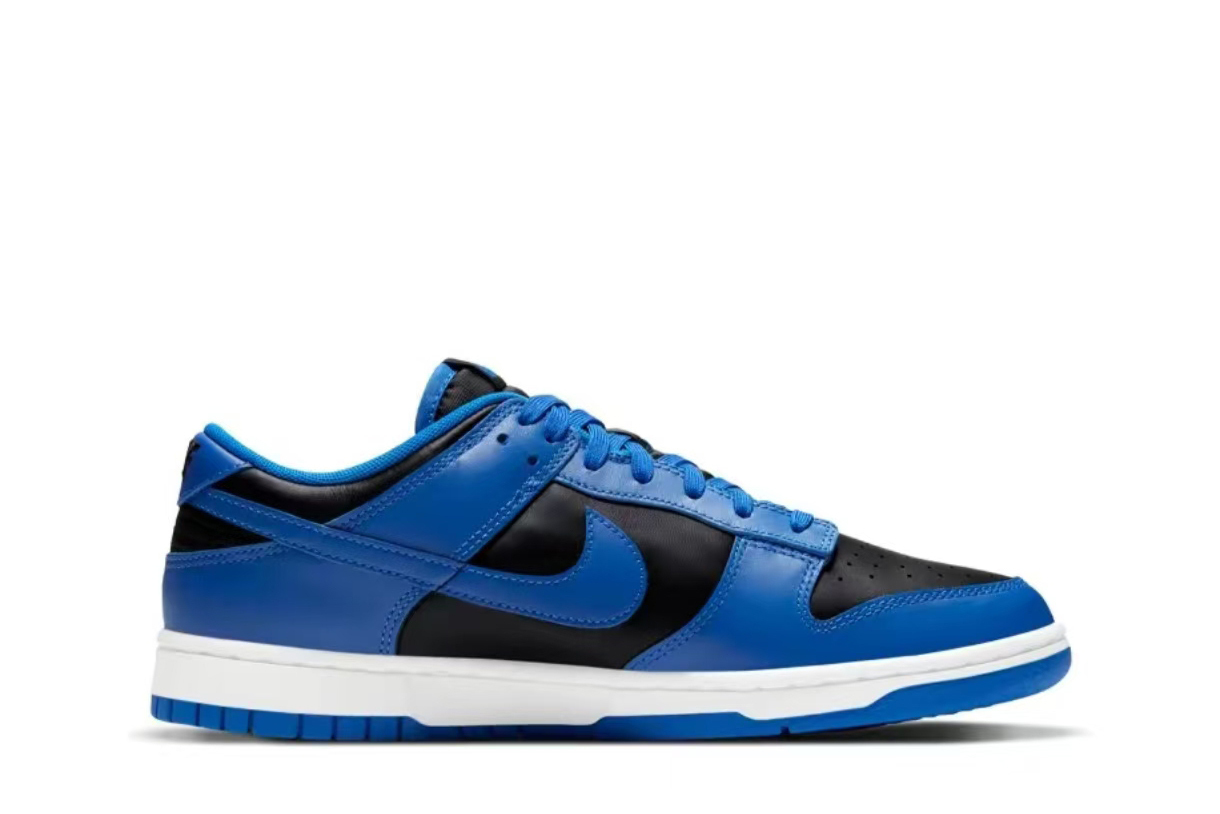 Nike Dunk Low Retro Black Hyper Cobalt (2021) DD1391-001