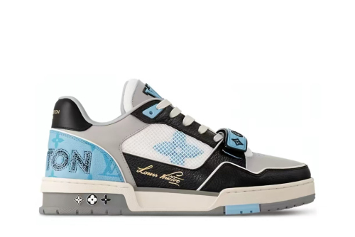 LO**S VU**TON LV Trainer Blue Grey Black  1AC510