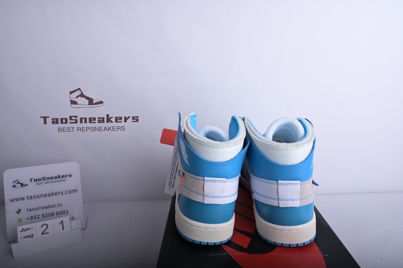 Jordan 1 Retro High Off-White University Blue AQ0818-148