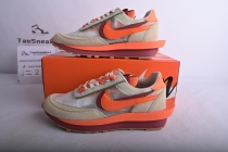 Nike LDWaffle CLOT sacai Net Orange Blaze  DH1347-100