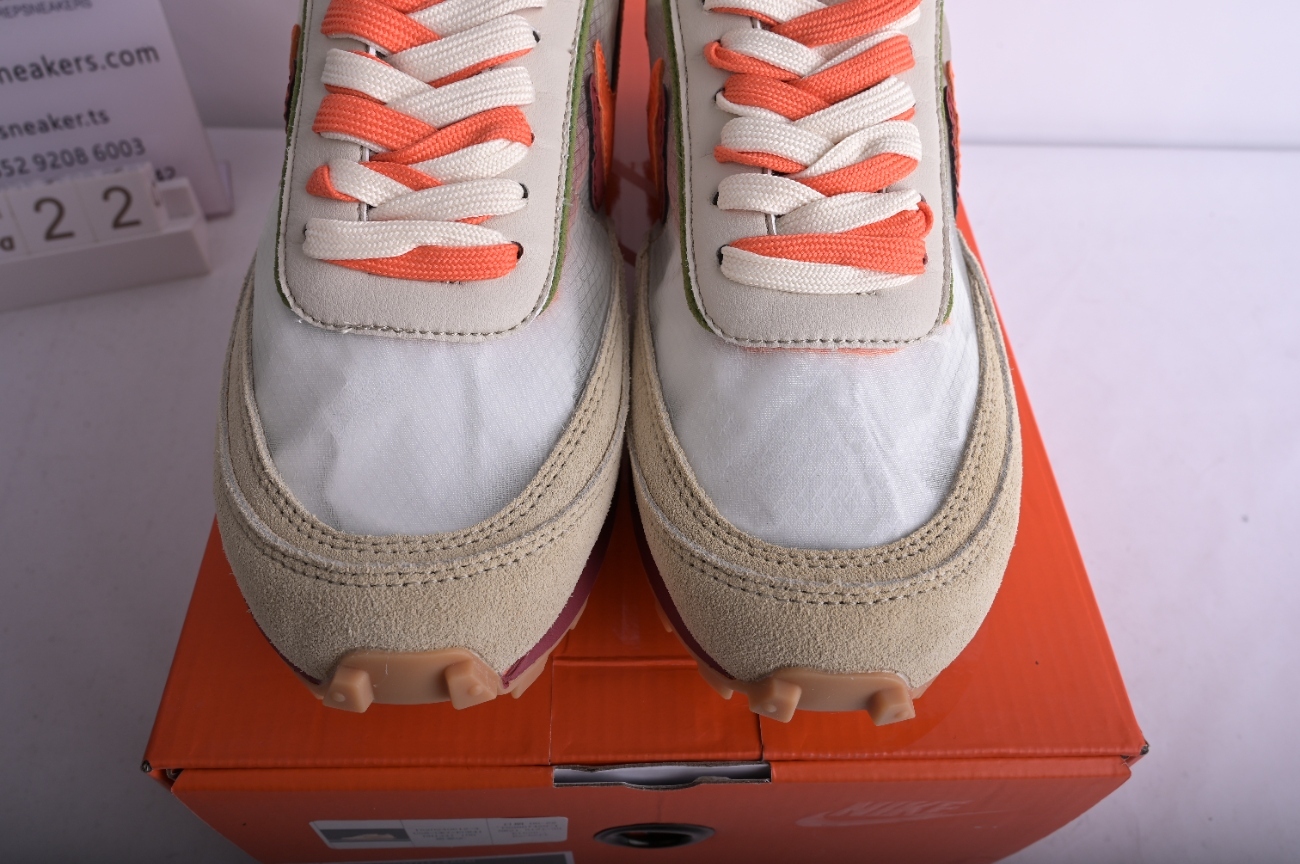 Nike LDWaffle CLOT sacai Net Orange Blaze  DH1347-100
