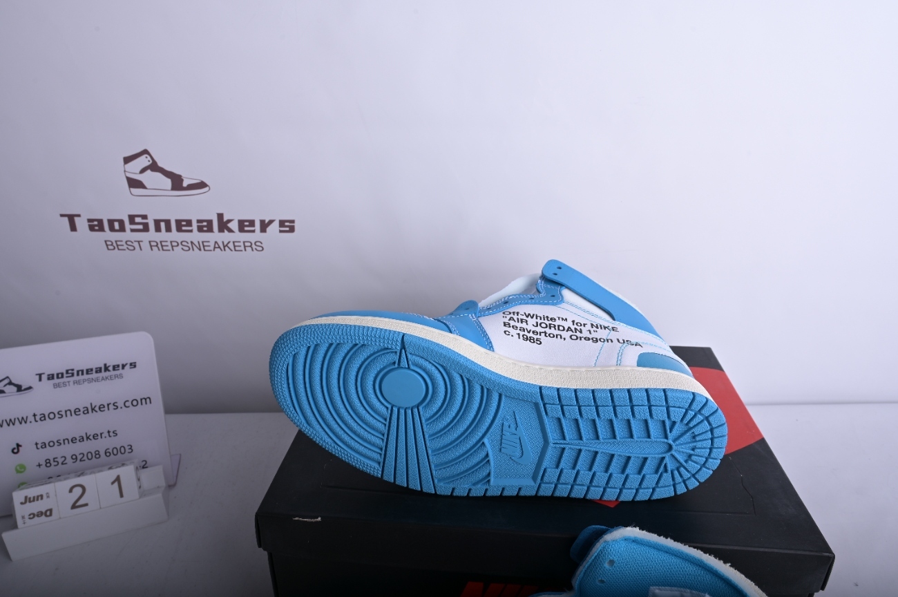 Jordan 1 Retro High Off-White University Blue AQ0818-148