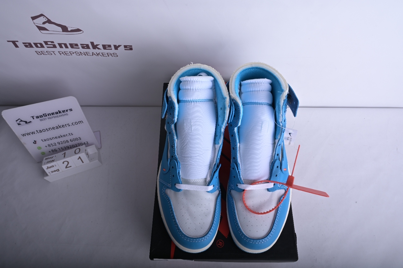 Jordan 1 Retro High Off-White University Blue AQ0818-148