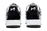 A Bathing Ape Bape Sta Patent Leather Black White 1I70-291-001/1I70-191-002