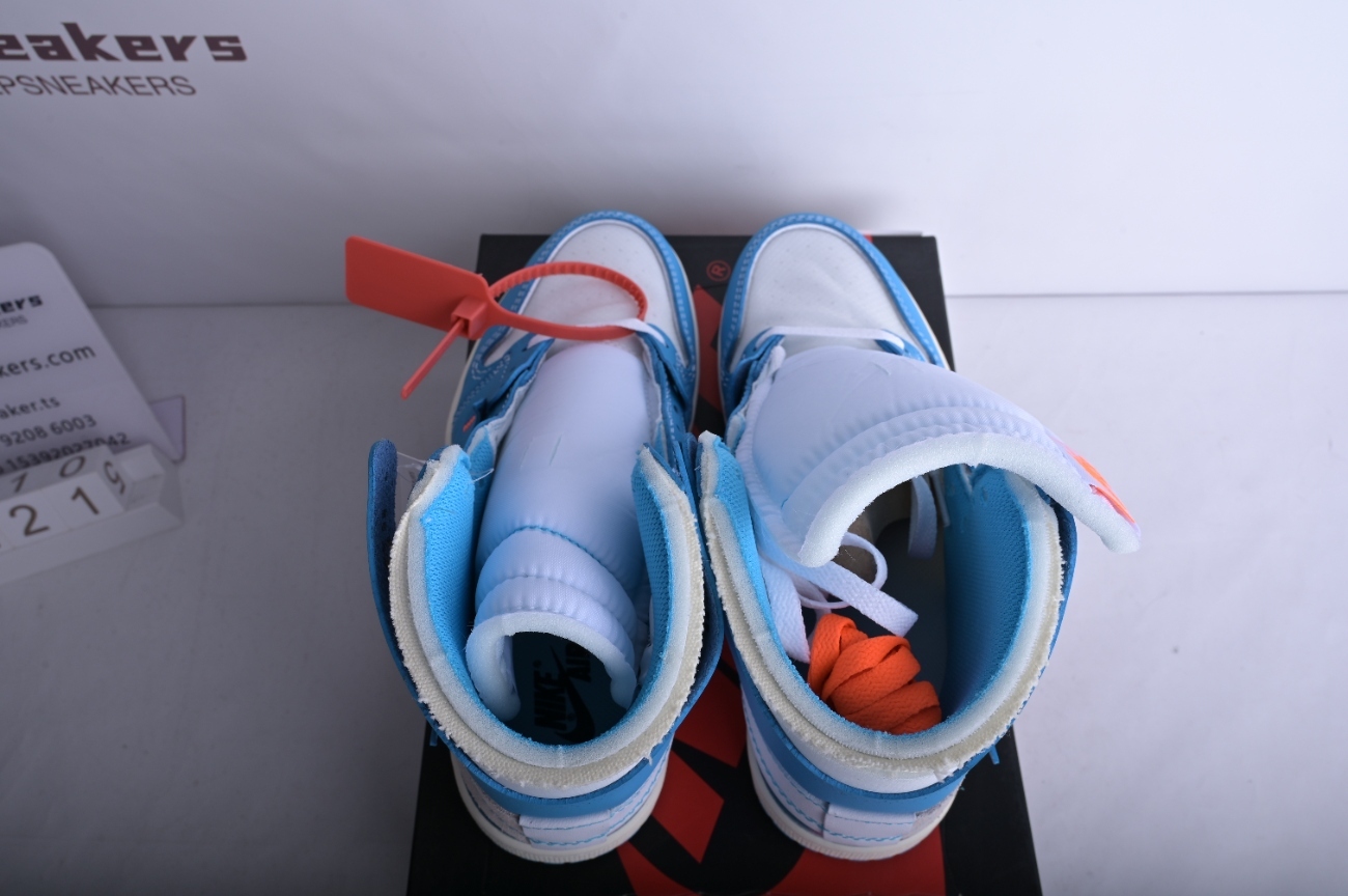 Jordan 1 Retro High Off-White University Blue AQ0818-148