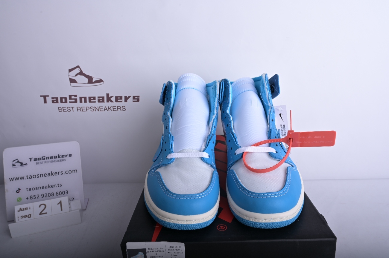 Jordan 1 Retro High Off-White University Blue AQ0818-148