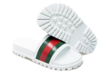 Gu*ci Web Slide Sandal White  429469 GIB10 9079