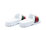 Gu*ci Web Slide Sandal White  429469 GIB10 9079