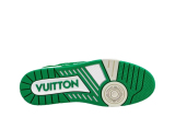 LO**S VU**TON Trainer Green Monogram Textile  1ABFSA