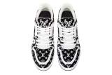 LO**S VU**TON Trainer Black Monogram Textile  1ABFTE