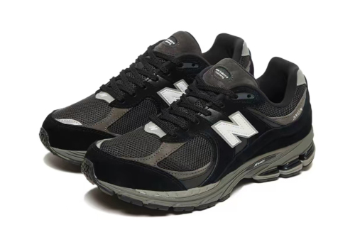 New Balance 2002R Black Dark Grey White M2002RR1