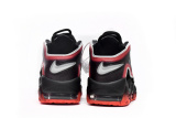 Nike Air More Uptempo Black White Laser Crimson  CJ6129-001