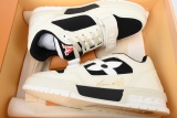 LO**S VU**TON LV Trainer Cream Black  1ACW3K