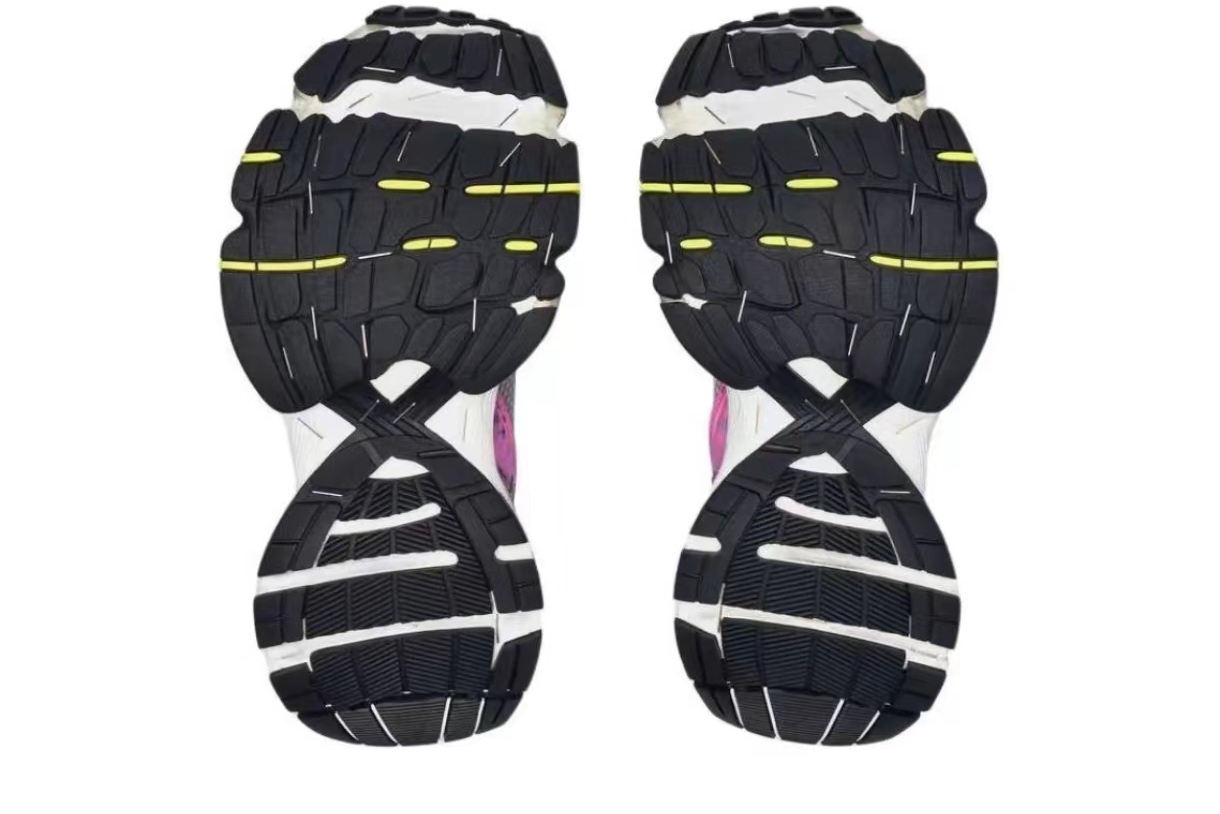 Bal**ciaga Runner Stapler Shoes Round Toe Thick Sole Multicolor 803681W3ST4 1457