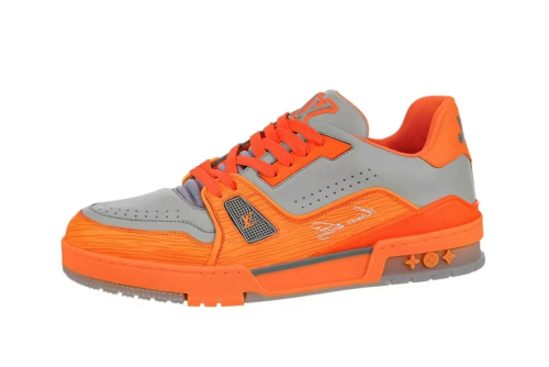 LO**S VU**TON Trainer Orange Grey  1AA6T1