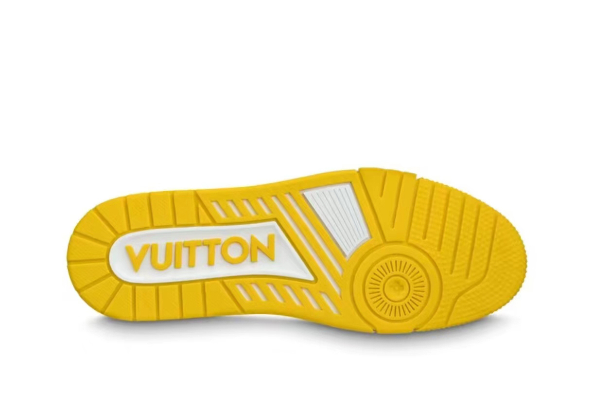 LO**S VU**TON LV Trainer White Yellow Monogram 1AANGJ
