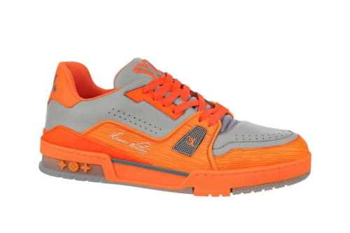 LO**S VU**TON Trainer Orange Grey  1AA6T1