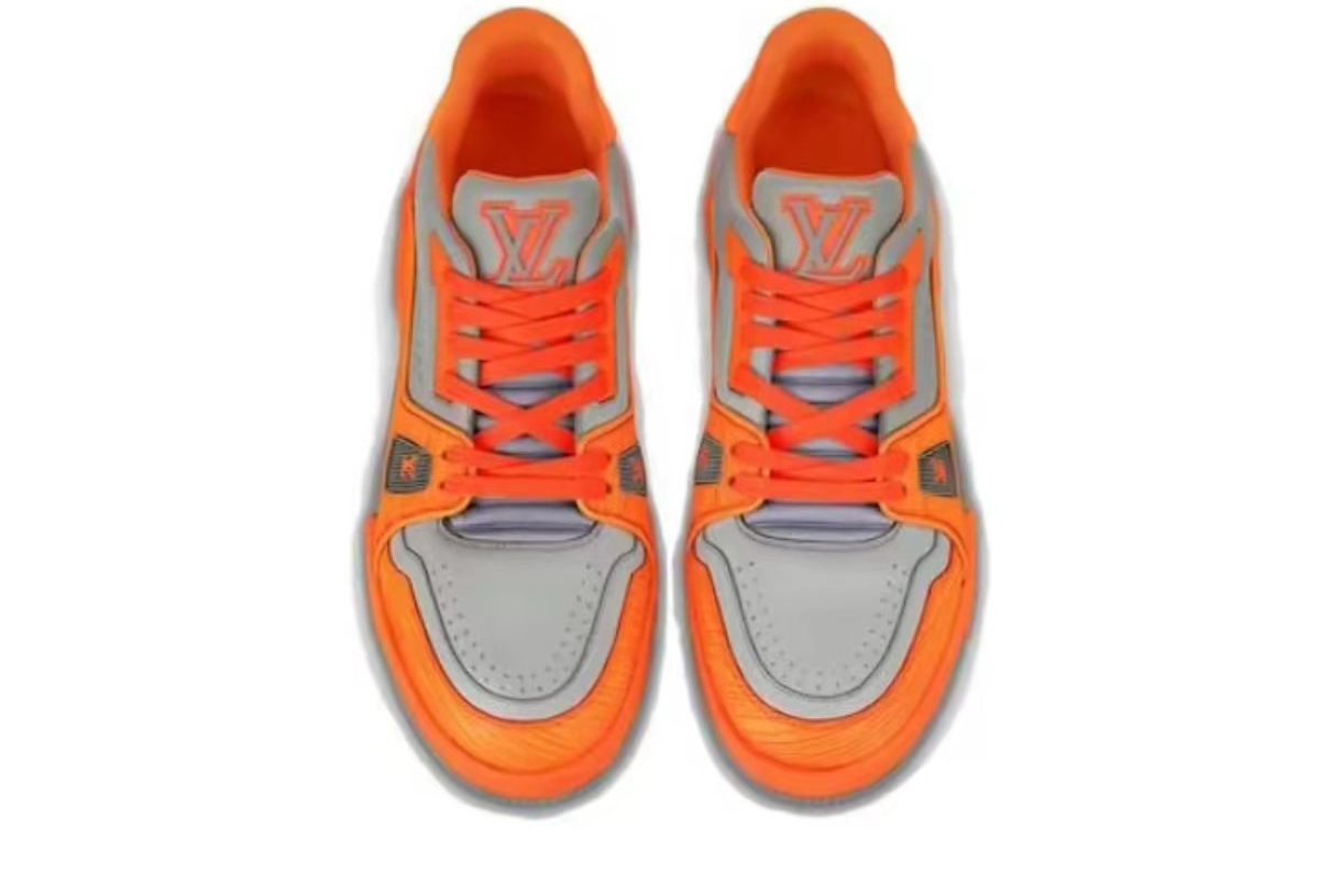 LO**S VU**TON Trainer Orange Grey  1AA6T1