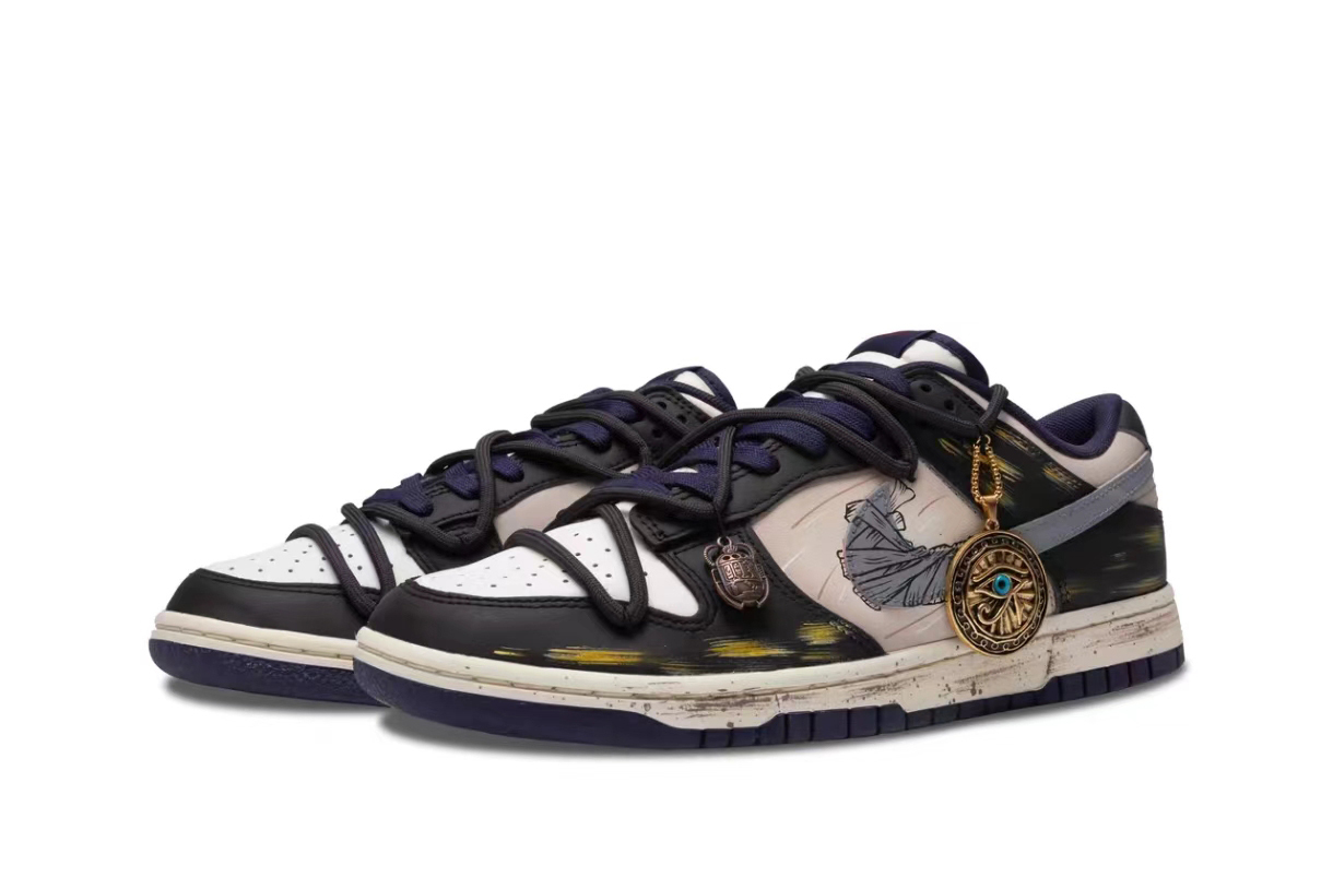 【Custom Made】Nike SB Dunk Low Eye of Horus Egyptian Mummy FV8106-181