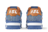 LO**S VU**TON Trainer Blue Damier 3D Denim  1AD6DI
