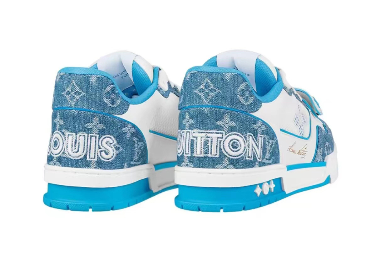 LO**S VU**TON Trainer Monogram Denim  1A9ZIH/1A9ZI6