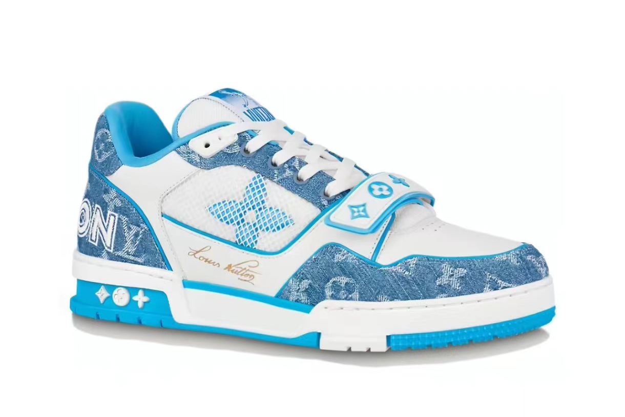 LO**S VU**TON Trainer Monogram Denim  1A9ZIH/1A9ZI6