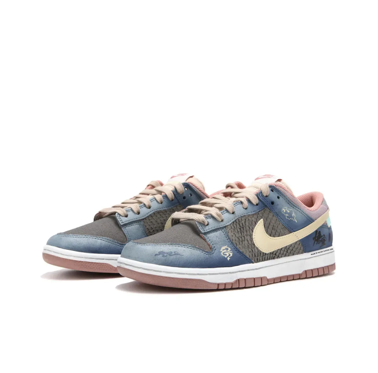 【Custom Made】Nike SB Dunk Low NO.205 Black Myth Wukong Auspicious Clouds and Dragons FB8895-601