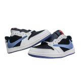 Travis Scott x Jordan Air Jordan 1 Low OG White Black Blue DM7866-040