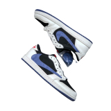 Travis Scott x Jordan Air Jordan 1 Low OG White Black Blue DM7866-040