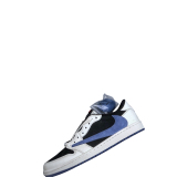 Travis Scott x Jordan Air Jordan 1 Low OG White Black Blue DM7866-040