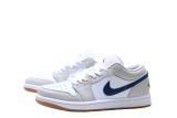 Jordan 1 Low Midnight Navy Neutral Grey 553558-146