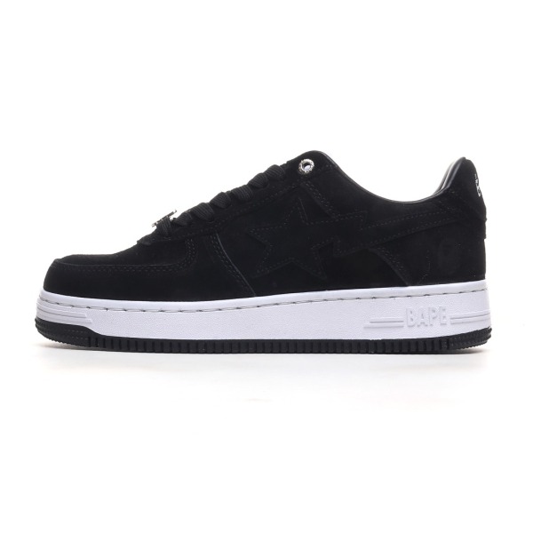 A Bathing Ape Bape Sta Black Suede 1H70191004