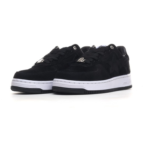 A Bathing Ape Bape Sta Black Suede 1H70191004