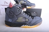 Jordan 5 Retro Off-White Black CT8480-001（High-end Batch）