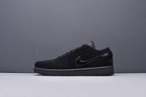 Jordan 1 Low Triple Black 553558-056