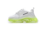 Balenciaga Triple S White Green 544351 W0901 9010