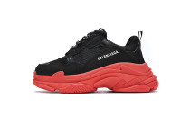 Balenciaga Triple S Black Dark Red 536737 W2FZ1 1060