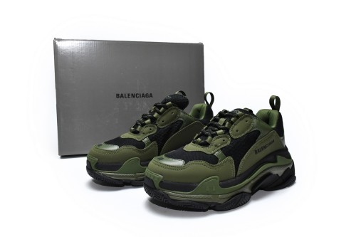 Balenciaga Triple S Army Green 536737 W09O6 9888