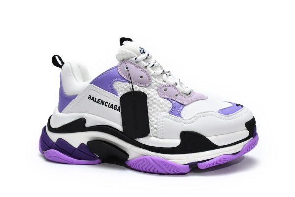 Balenciaga Triple S White Pink Purple 24039 W09OH 9688