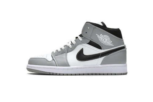 Air Jordan 1 Mid Light Smoke Grey 554724-078