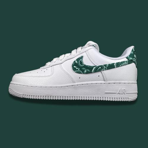 Nike Air Force 1 `07 Essential Shoes Green Paisley DH4406-102