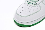 Nike Air Force 1 Low Contrast Stitch White Pine Green CV1724-103