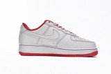 Nike Air Force 1 Low Contrast Stitch White University Red CV1724-100