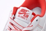 Nike Air Force 1 Low Contrast Stitch White University Red CV1724-100
