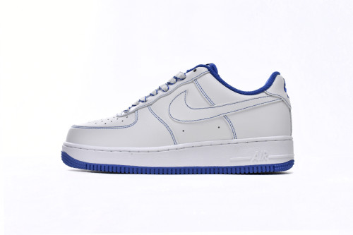 Nike Air Force 1 Low Contrast Stitch White Game Royal CV1724-101