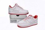 Nike Air Force 1 Low Contrast Stitch White University Red CV1724-100