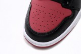 Air Jordan 1 Mid Banned Grm Red Black 554724-610