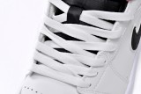 Air Jordan 1 Mid White Black Gym Red 554725-116